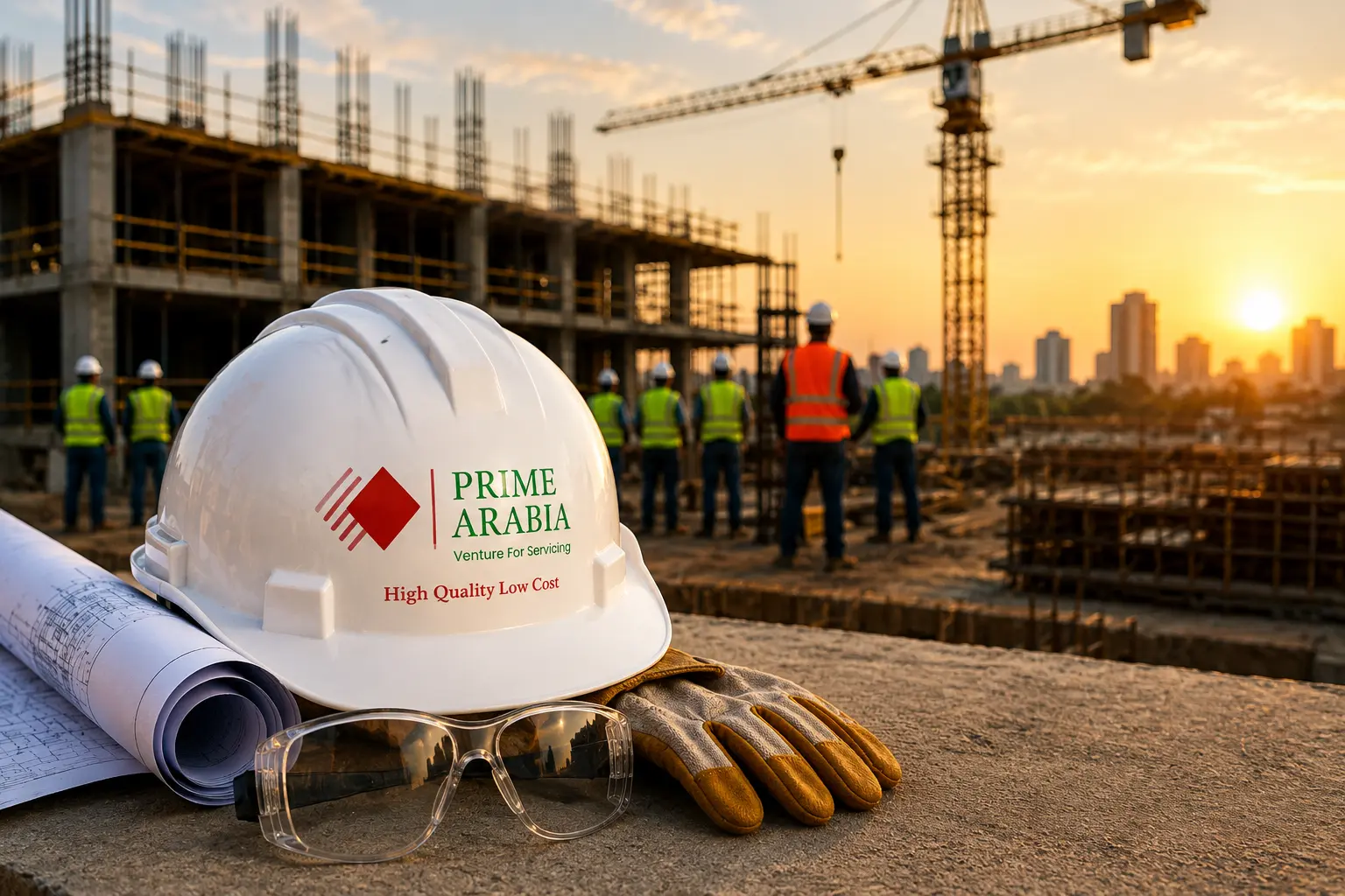 Health, safety and quality standards in Saudi Arabia construction projects by Prime Arabia