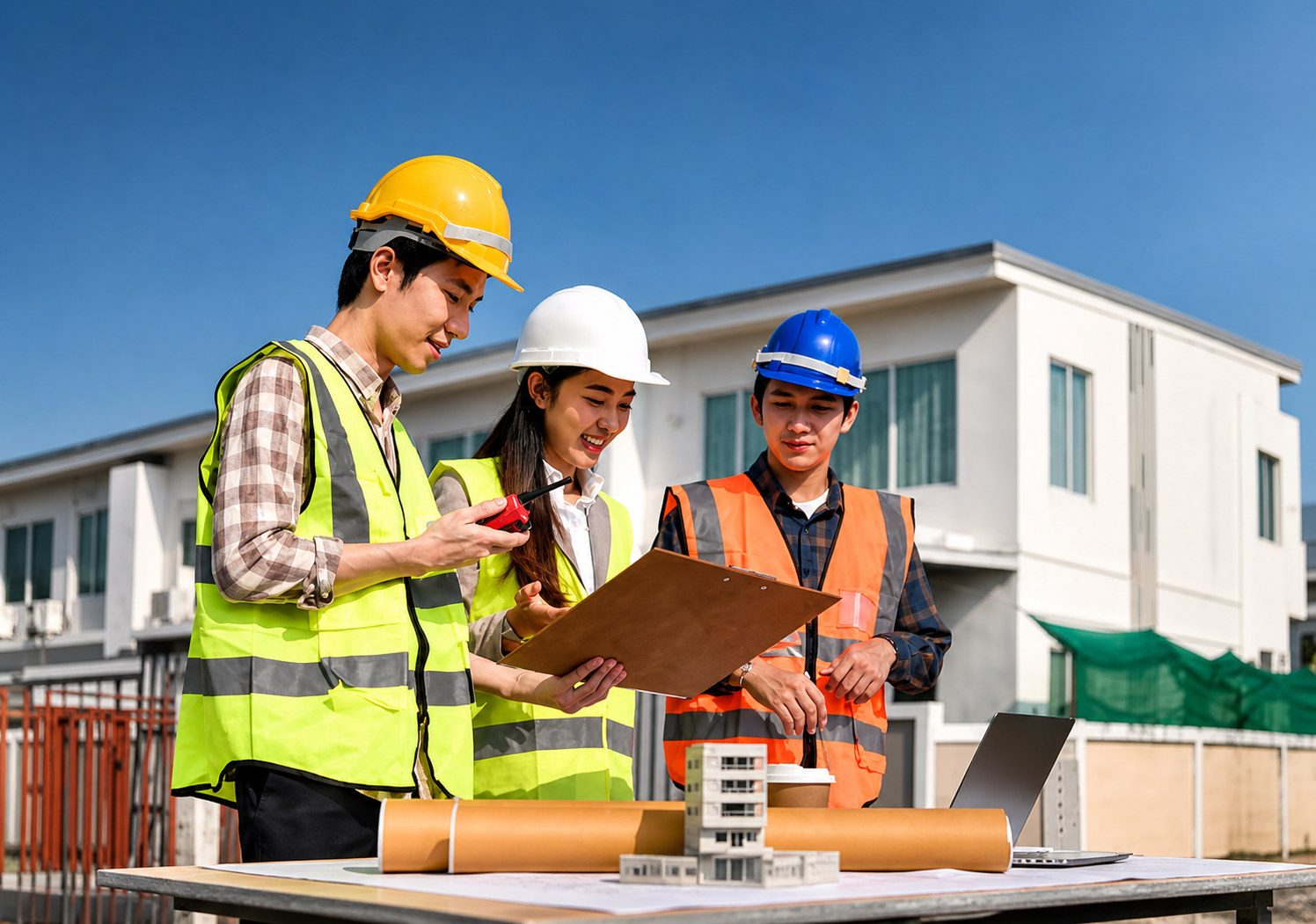 Construction site supervision and project management services