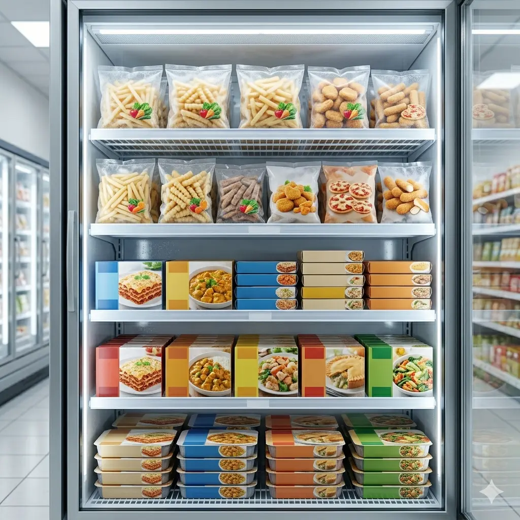 Import export services in Saudi Arabia for frozen foods, ready meals, and packaged food distribution.