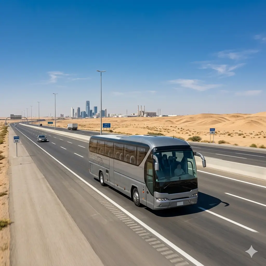 Intercity bus transportation services across Saudi Arabia