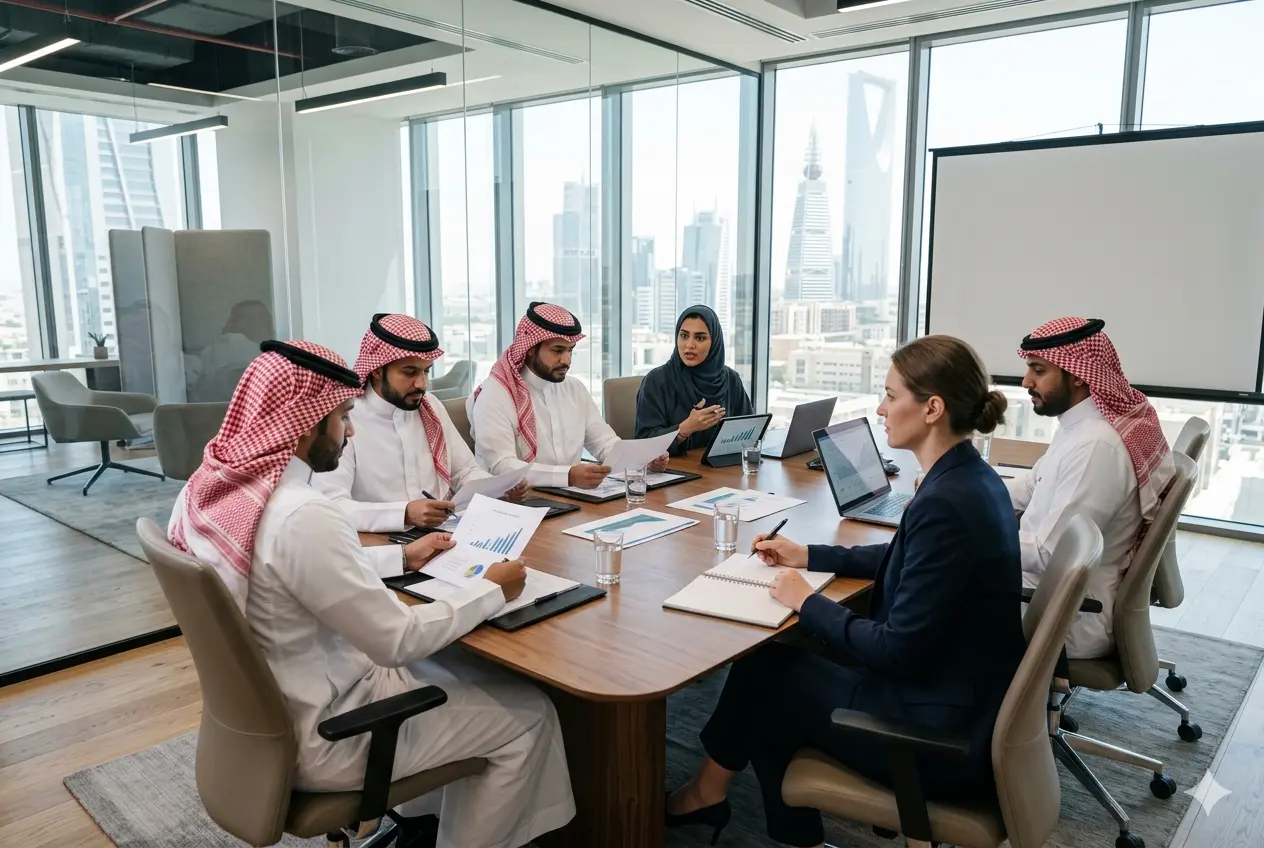 Business solutions meeting and corporate consultation services in Saudi Arabia by Prime Arabia