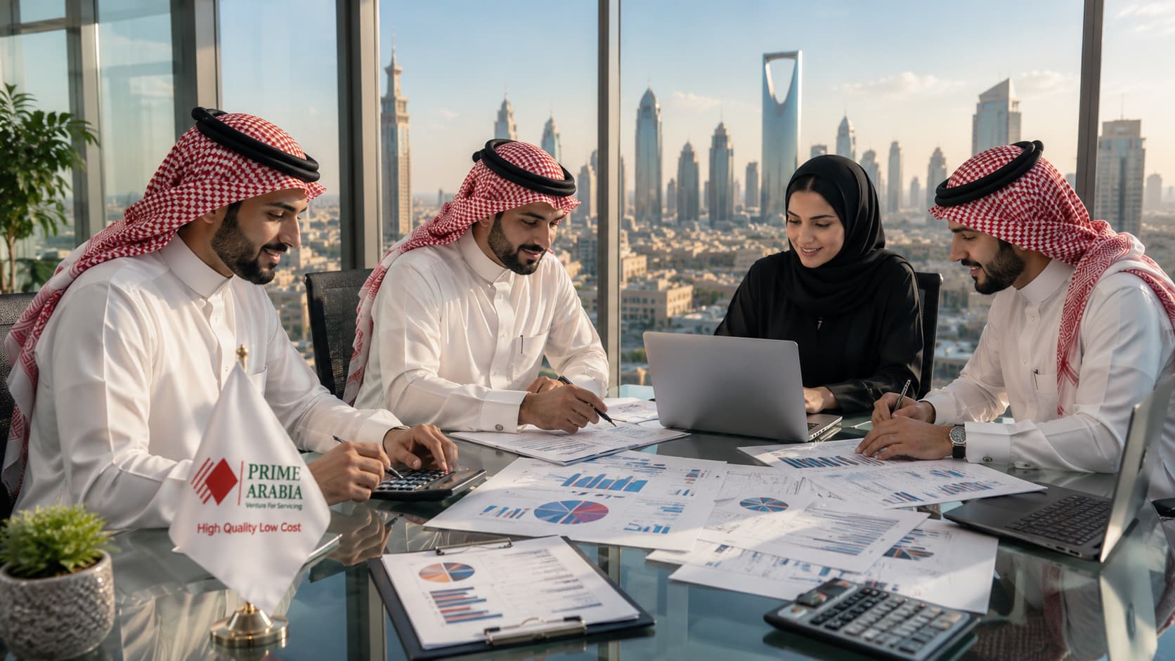 Bookkeeping, tax, and CFO advisory service for businesses in Saudi Arabia by Prime Arabia